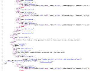 Fair Trading Mohive HTML code
